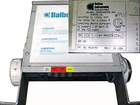 Master Spa - X300964 - Balboa Equipment MAS25 System Control Pack w/ Heater - Front View