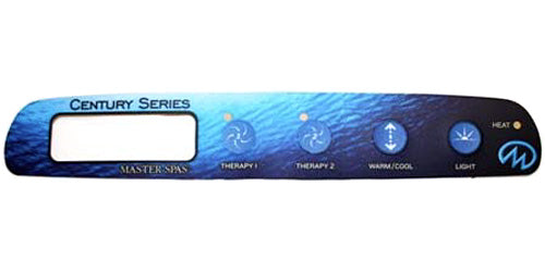 Master Spa - X506020 - Century Series 4-Button Overlay - Front View