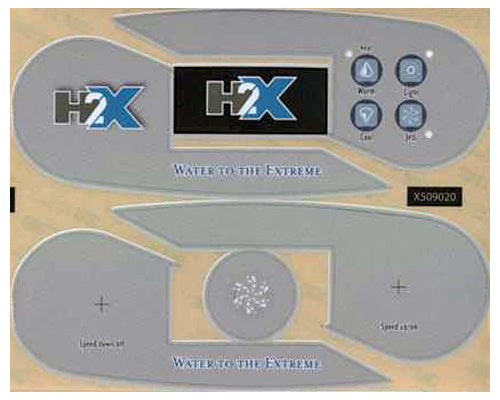 Master Spa - X509020 - H2X Complete Overlay - Front View