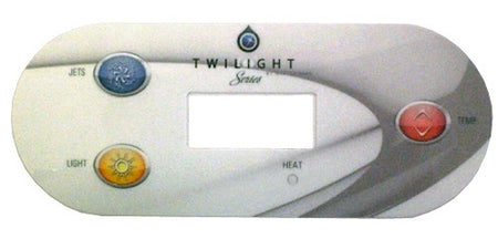 Master Spa - X509041 - 1 Pump Overlay for Twilight Series - Front View