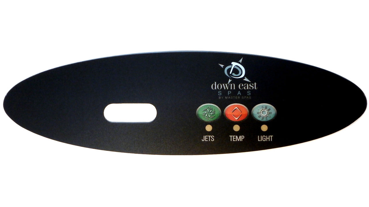 Master Spa - X509052 - Down East Somerset 3-Button Overlay 2010 - Front View