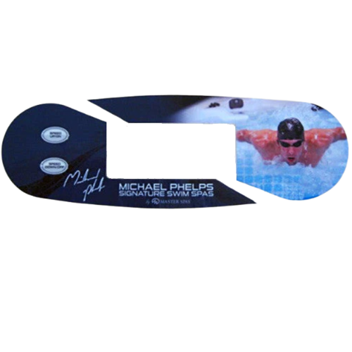 Master Spas - X509081 - MP (Michael Phelps) Propulsion Panel 2 Button Overlay