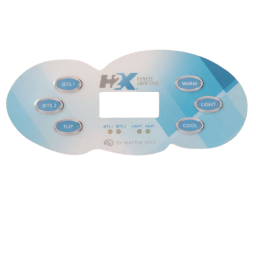 Master Spa - X509097 - H2X Spa End Overlay for MP30 Panel