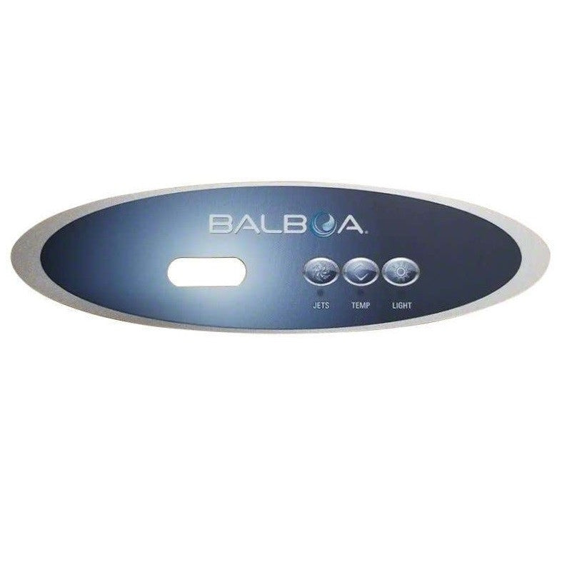 Master Spa - X509142 - Overlay, Balboa 3 Button - F/MVP - Front View