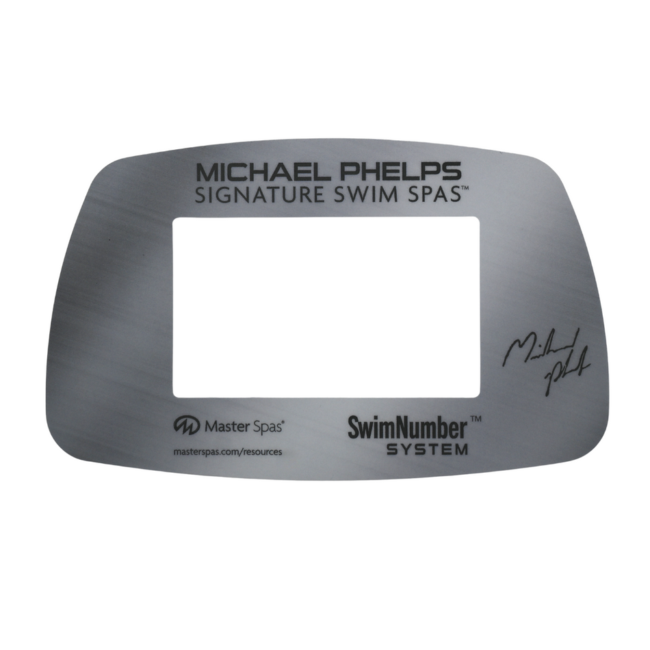 Master Spa - X509168 - Overlay, Silver MPSS Swim Number