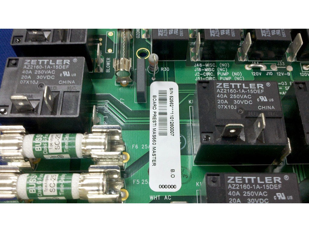 Master Spa - X801050 - Balboa Equipment MAS560 PC Board - Detail View