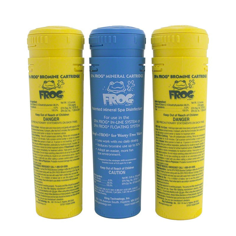FROG - 2 Bromine & 1 Mineral Cartridge Kit