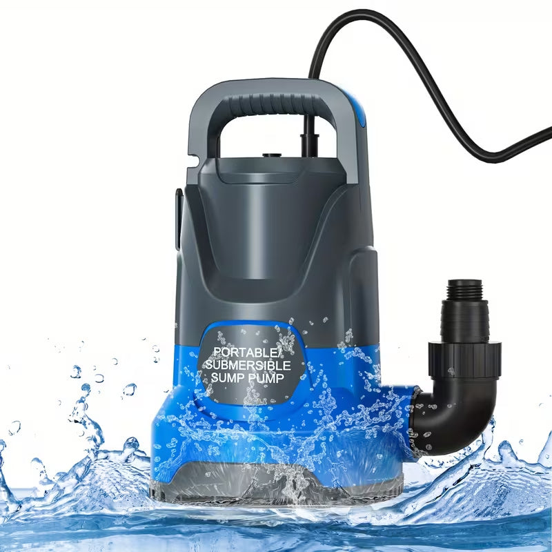 Submersible 1HP Sump Pump 3500GPH Portable Utility Pump