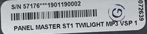No Longer Available - X310225 - Topside Control Panel, MP3 VSP